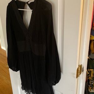Abercrombie and fitch black mini dress